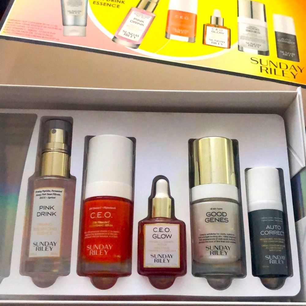 Sunday Riley AM routine |CEO Serum/glow| Good Gene